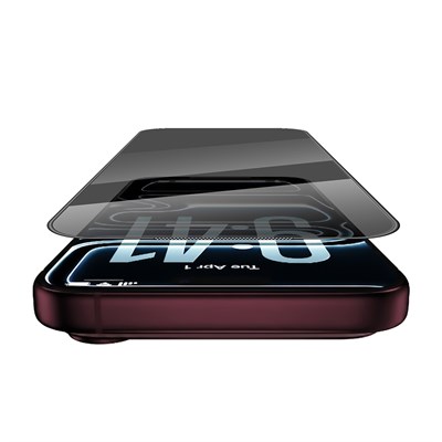 Apple iPhone 18 Pro Max Wiwu GT-015 Özellikli Çok Katmanlı Temperli iPrivacy Cam Ekran Koruyucu 10lu Paket