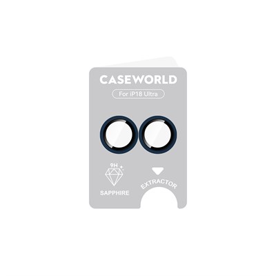 Apple iPhone Duo CaseWorld Alloy One-Piece Serisi Anti Reflective Kamera Lens Koruyucu