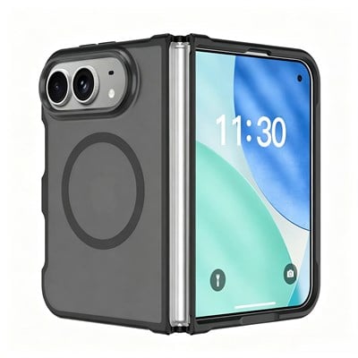 Apple iPhone Duo Kılıf M-Safe Şarj Özellikli Kamera Korumalı Zore Lunex Kapak