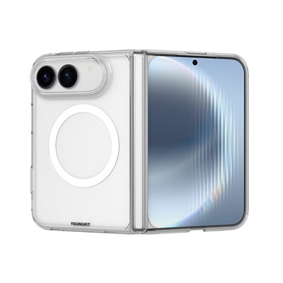 Apple iPhone Duo Kılıf M-safe Şarj Özellikli 2in1 Youngkit Clear Serisi Kapak