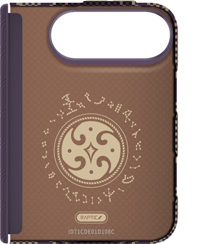 Apple iPhone Duo (Fold) Kılıf M-safe Şarj Özellikli Raptic Aramid SkinPro Scepter Serisi Karbon Kapak