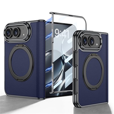 Apple iPhone Duo Kılıf M-safe Şarj Özellikli Zore Kıpta KPT-14 Sert PC Kapak