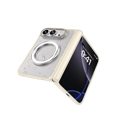 Apple iPhone Duo Kılıf M-safe Şarj Özellikli Arkası Mat Sert PC Wlons Vena Standlı Kapak