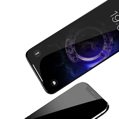Apple iPhone XR 6.1 Hidrofobik Ve Oleofobik Özellikli Benks Privacy Air Shield Ekran Koruyucu 10lu Paket