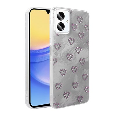 Galaxy A06 Kılıf Kamera Korumalı Figürlü Zore Ponti Silikon Kapak