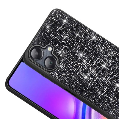 Galaxy A06 Kılıf Parlak Taşlı Tasarım Zore Pırlanta Kapak