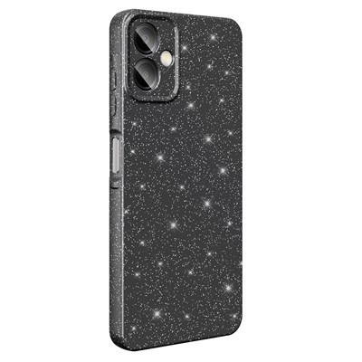 Galaxy A07 Kılıf Kamera Korumalı Simli Lüks Zore Koton Kapak