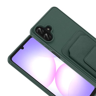 Galaxy A07 Kılıf Kartlıklı TPU Zore Bikart Kapak