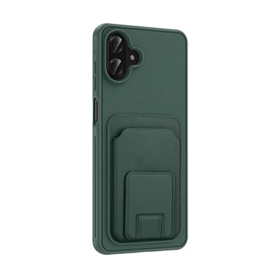 Galaxy A07 Kılıf Kartlıklı TPU Zore Bikart Kapak