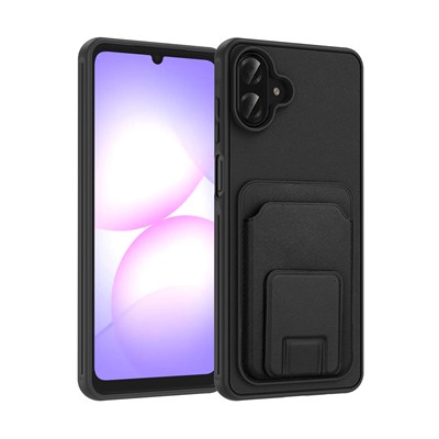 Galaxy A07 Kılıf Kartlıklı TPU Zore Bikart Kapak