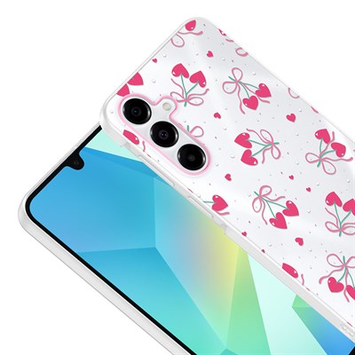 Galaxy A15 Kılıf Kamera Korumalı Desenli Zore Klip Kapak