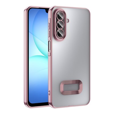 Galaxy A17 Kılıf Kamera Korumalı Logo Gösteren Zore Omega Kapak