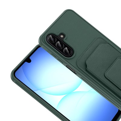 Galaxy A17 Kılıf Kartlıklı TPU Zore Bikart Kapak