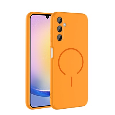 Galaxy A25 Kılıf M-safe Şarj Özellikli Zore Meta Kapak