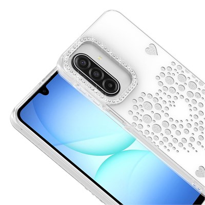 Galaxy A26 Kılıf Damla Taşlı Zore Rivas Sert PC Kapak