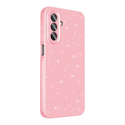 Galaxy A26 Kılıf Kamera Korumalı Simli Lüks Zore Koton Kapak