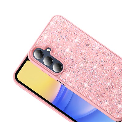 Galaxy A26 Kılıf Parlak Taşlı Tasarım Zore Pırlanta Kapak