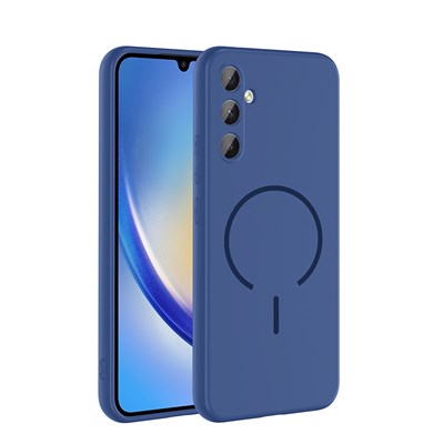 Galaxy A34 Kılıf M-safe Şarj Özellikli Zore Meta Kapak
