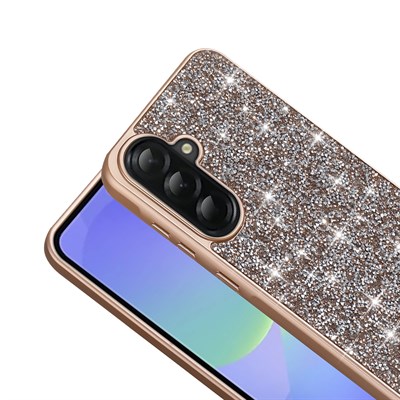 Galaxy A36 Kılıf Parlak Taşlı Tasarım Zore Pırlanta Kapak