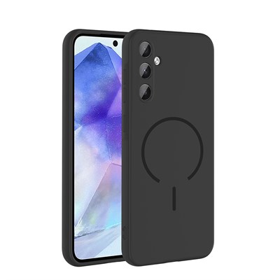 Galaxy A55 Kılıf M-safe Şarj Özellikli Zore Meta Kapak