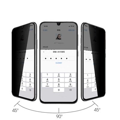 Galaxy A56 Zore New 5D Privacy Temperli Ekran Koruyucu