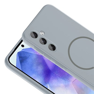 Galaxy A57 Kılıf M-safe Şarj Özellikli Zore Meta Kapak