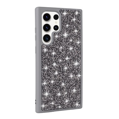 Galaxy S22 Ultra Kılıf Parlak Taşlı Tasarım Zore Pırlanta Kapak
