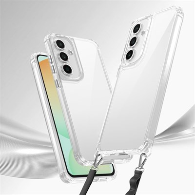 Galaxy S23 FE Kılıf Airbagli Takılabilir Askı Aparatlı Zore Snap Silikon Kapak