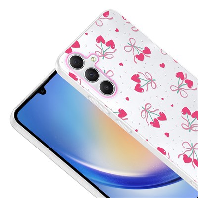 Galaxy S23 FE Kılıf Kamera Korumalı Desenli Zore Klip Kapak