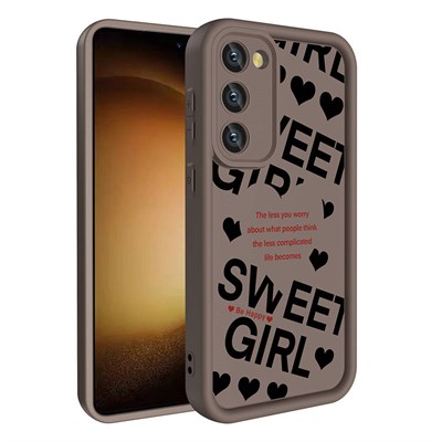 Galaxy S23 Kılıf Kamera Korumalı Baskılı Arka Yüzey Zore Klas Kapak