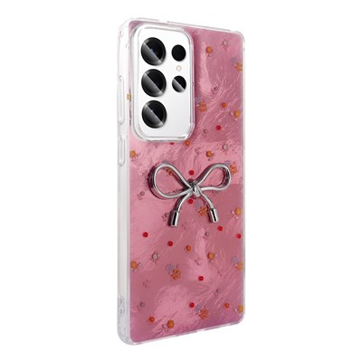 Galaxy S23 Ultra Kılıf Kamera Korumalı Figürlü Zore Ponti Silikon Kapak