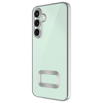 Galaxy S24 FE Kılıf Kamera Korumalı Logo Gösteren Zore Omega Kapak