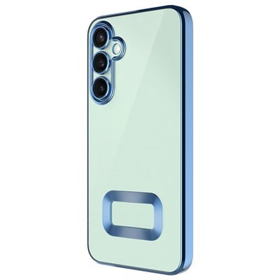 Galaxy S24 FE Kılıf Kamera Korumalı Logo Gösteren Zore Omega Kapak