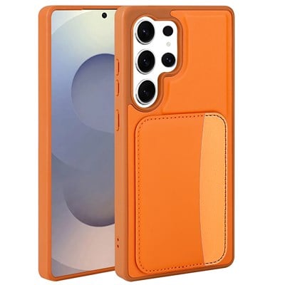 Galaxy S24 Ultra Kılıf Kartlıklı Zore X-Kart Silikon Kapak