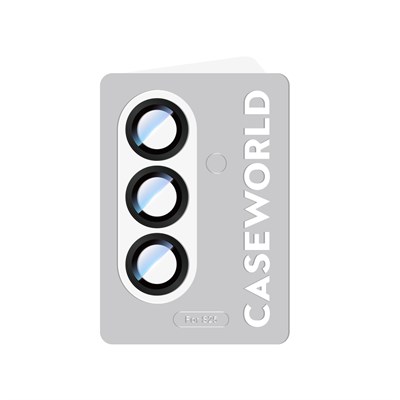 Galaxy S25 CaseWorld Alloy Serisi Oleofobik Anti Reflective Kamera Lens Koruyucu