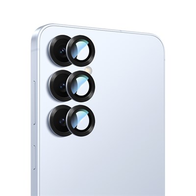 Galaxy S25 CaseWorld Alloy Serisi Oleofobik Anti Reflective Kamera Lens Koruyucu