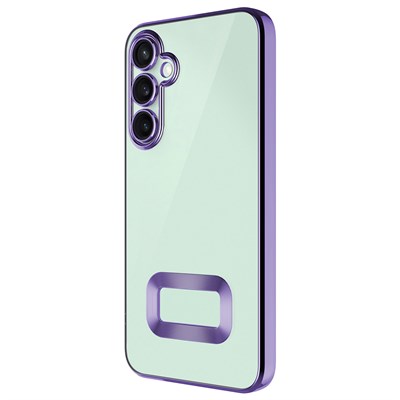 Galaxy S25 FE Kılıf Kamera Korumalı Logo Gösteren Zore Omega Kapak