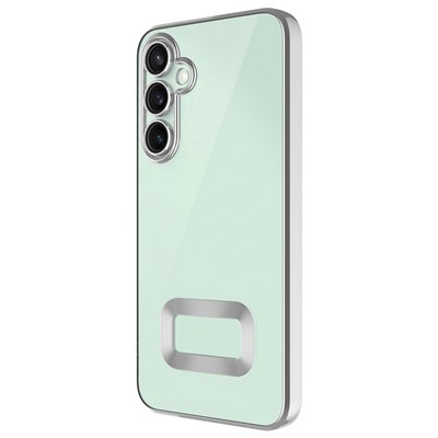 Galaxy S25 FE Kılıf Kamera Korumalı Logo Gösteren Zore Omega Kapak