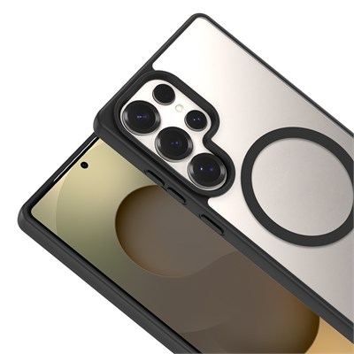 Galaxy S25 Ultra Kılıf M-safe Şarj Özellikli Zore Babet Kapak