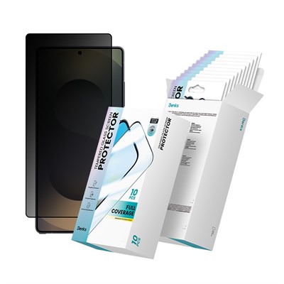 Galaxy S26 Ultra Hidrofobik Ve Oleofobik Özellikli Benks 0.3mm Privacy Air Shield Ekran Koruyucu 10lu Paket