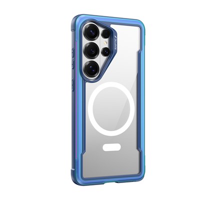 Galaxy S26 Ultra Kılıf M-safe Şarj Özellikli Airbagli Raptic Shield Serisi Şeffaf Arka Yüzey Kapak