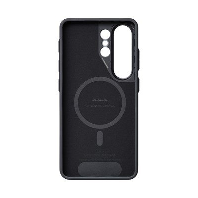 Galaxy S26 Ultra Kılıf M-safe Şarj Özellikli 600D Aramid Fiber Pitaka Cairn Serisi Black-Grey Twill Kapak