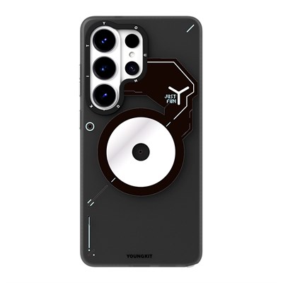 Galaxy S26 Ultra Kılıf M-safe Şarj Özellikli Disk Desenli Youngkit Disc Battle Kapak
