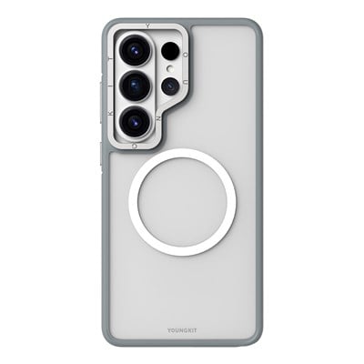 Galaxy S26 Ultra Kılıf M-safe Şarj Özellikli Youngkit Rock Sand Serisi Kapak