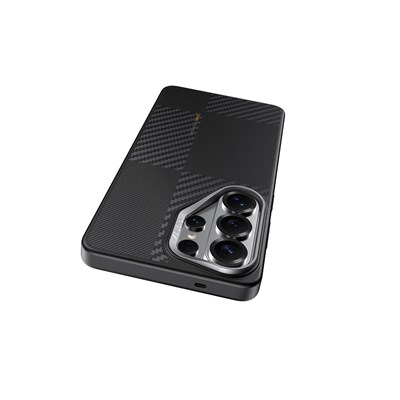 Galaxy S26 Ultra Kılıf M-safe Şarj Özellikli 600D Metal Kamera Çerçeveli Raptic Aramid Dual Serisi Kapak