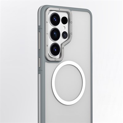 Galaxy S26 Ultra Kılıf M-safe Şarj Özellikli Youngkit Rock Sand Serisi Kapak