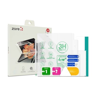 Galaxy Z Flip 3 Zore Hizalama Aparatlı S-Fit Body Ekran Koruyucu