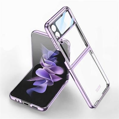 Galaxy Z Flip 4 Kılıf Zore Kıpta Lensli Kapak