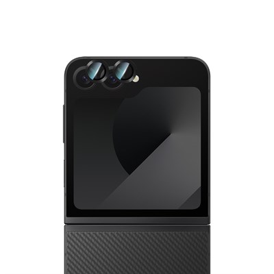 Galaxy Z Flip 6 CaseWorld Alloy Serisi Oleofobik Anti Reflective Kamera Lens Koruyucu