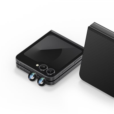Galaxy Z Flip 6 CaseWorld Alloy Serisi Oleofobik Anti Reflective Kamera Lens Koruyucu